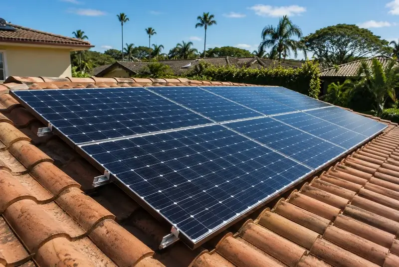 Installation de panneaux solaires à Vernantes